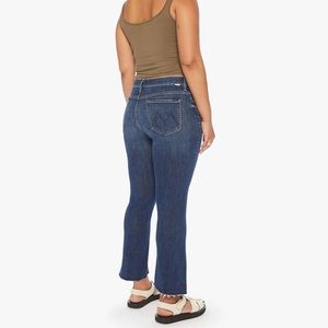 MOTHER Denim The Insider Crop Step Fray